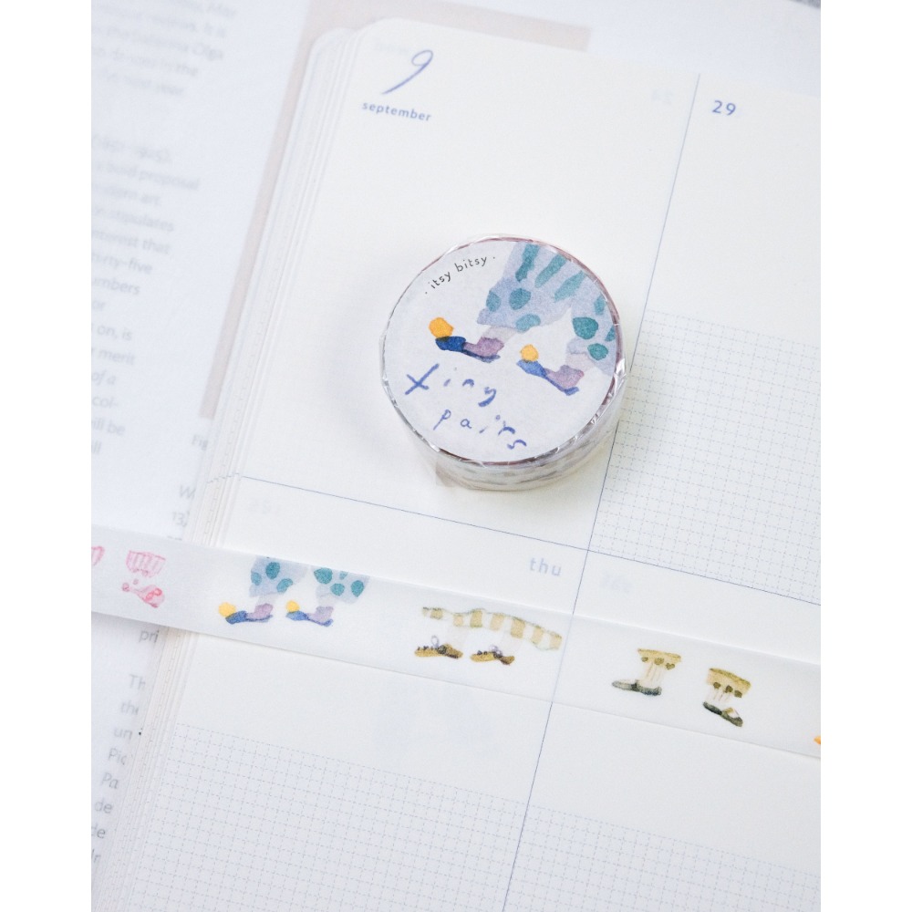 【5款】dodolulu『itsy bitsy系列』1.5cm&2.0cm和紙膠帶 【立夏手帳生活】-規格圖9