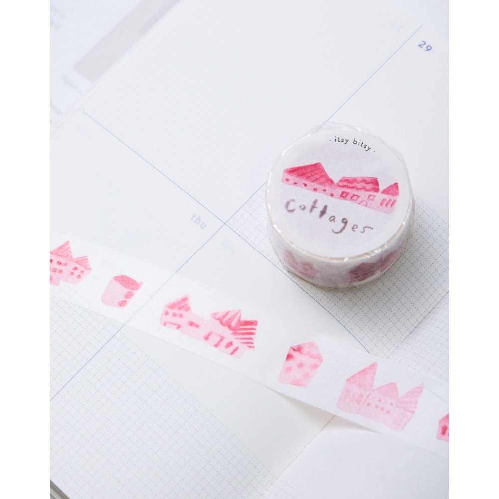 【5款】dodolulu『itsy bitsy系列』1.5cm&2.0cm和紙膠帶 【立夏手帳生活】-規格圖9