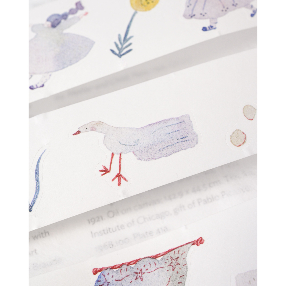 【雙材質】dodolulu『千里之外』3cm亮面割型PET膠帶/和紙割型膠帶 【立夏手帳生活】-細節圖3