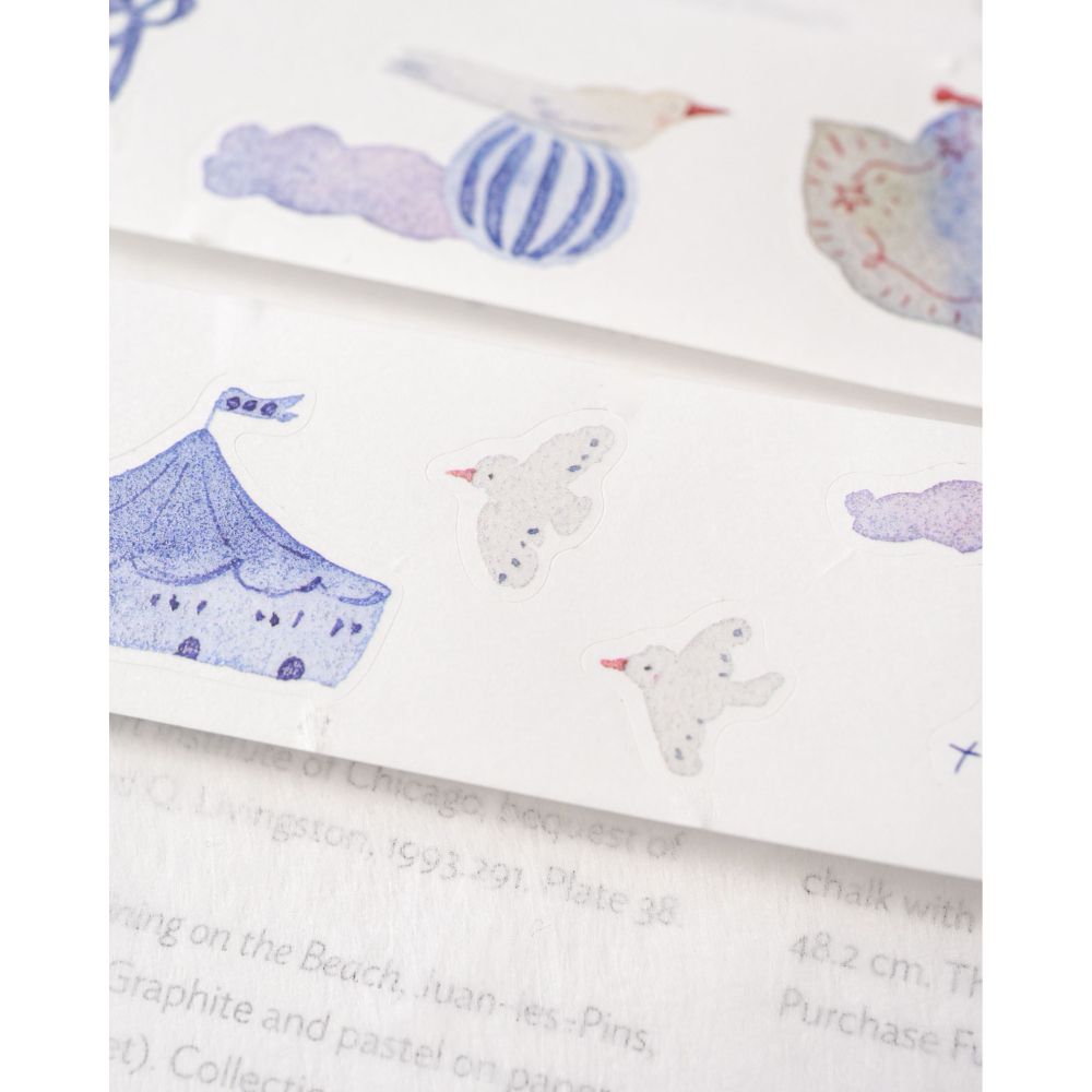 【雙材質】dodolulu『千里之外』3cm亮面割型PET膠帶/和紙割型膠帶 【立夏手帳生活】-細節圖4