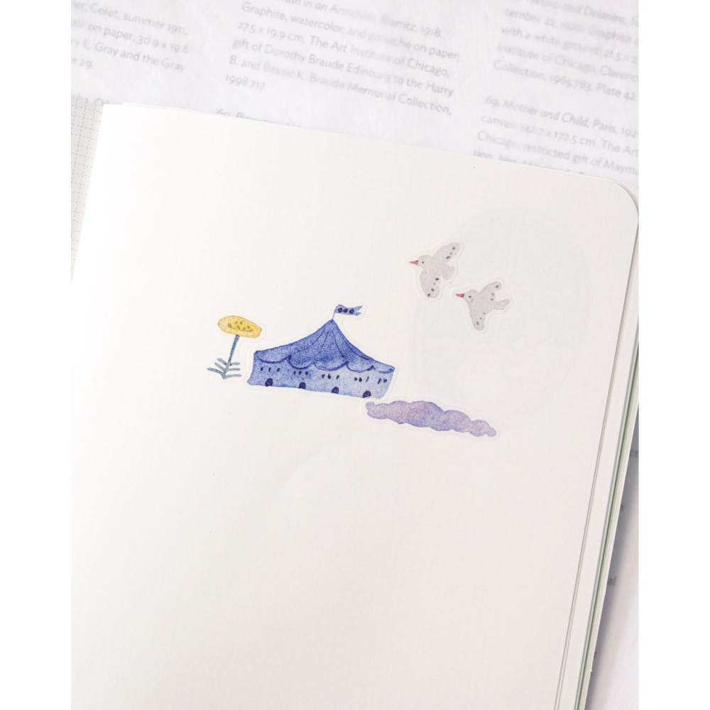 【雙材質】dodolulu『千里之外』3cm亮面割型PET膠帶/和紙割型膠帶 【立夏手帳生活】-細節圖6
