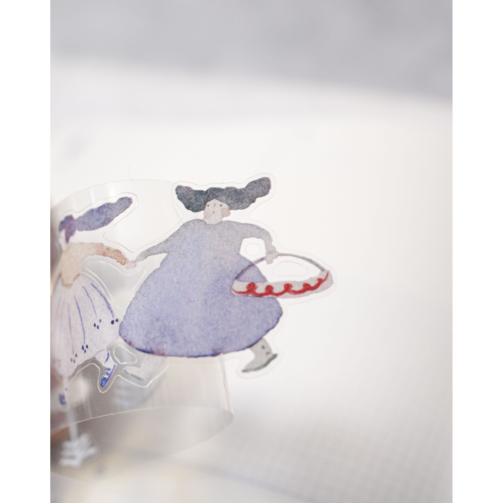 【雙材質】dodolulu『千里之外』3cm亮面割型PET膠帶/和紙割型膠帶 【立夏手帳生活】-細節圖11