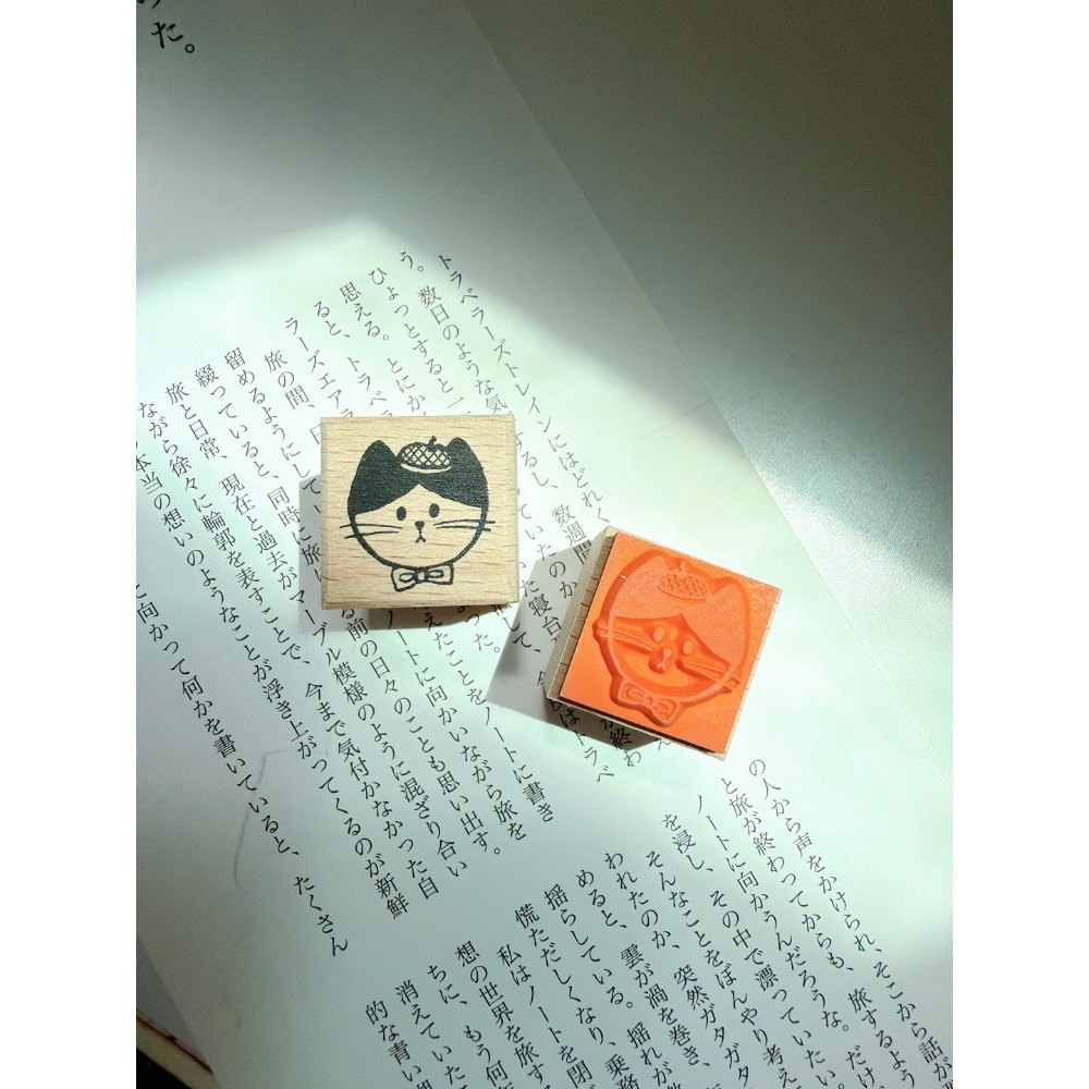 立夏原創 夜暮咖啡屋系列櫸木印章 共四款 【立夏手帳生活】-規格圖5