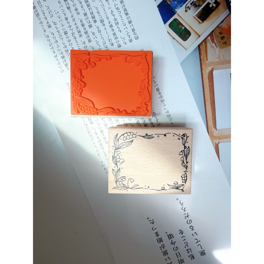 立夏原創 午後花園系列櫸木印章 共四款 【立夏手帳生活】-規格圖6