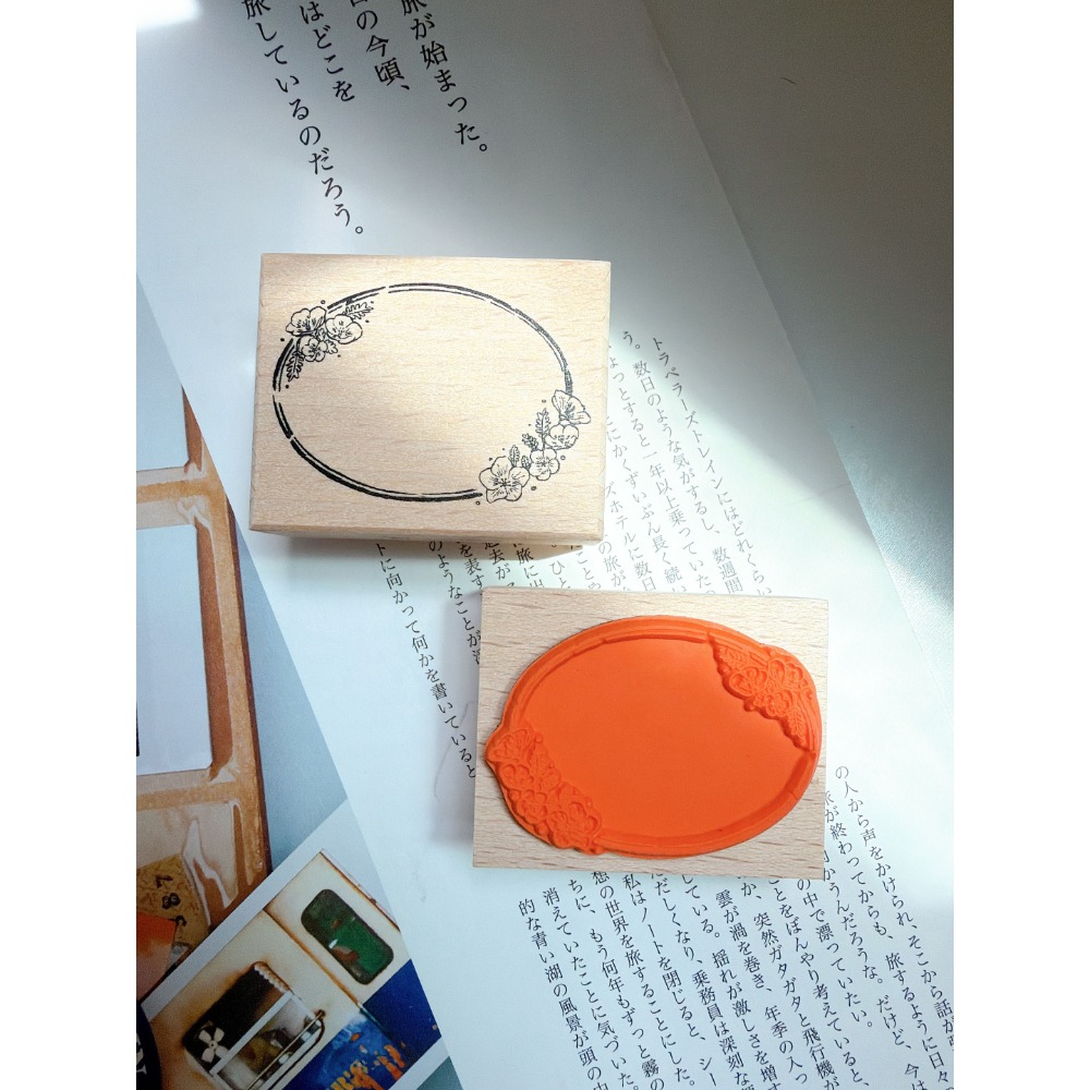立夏原創 午後花園系列櫸木印章 共四款 【立夏手帳生活】-規格圖6