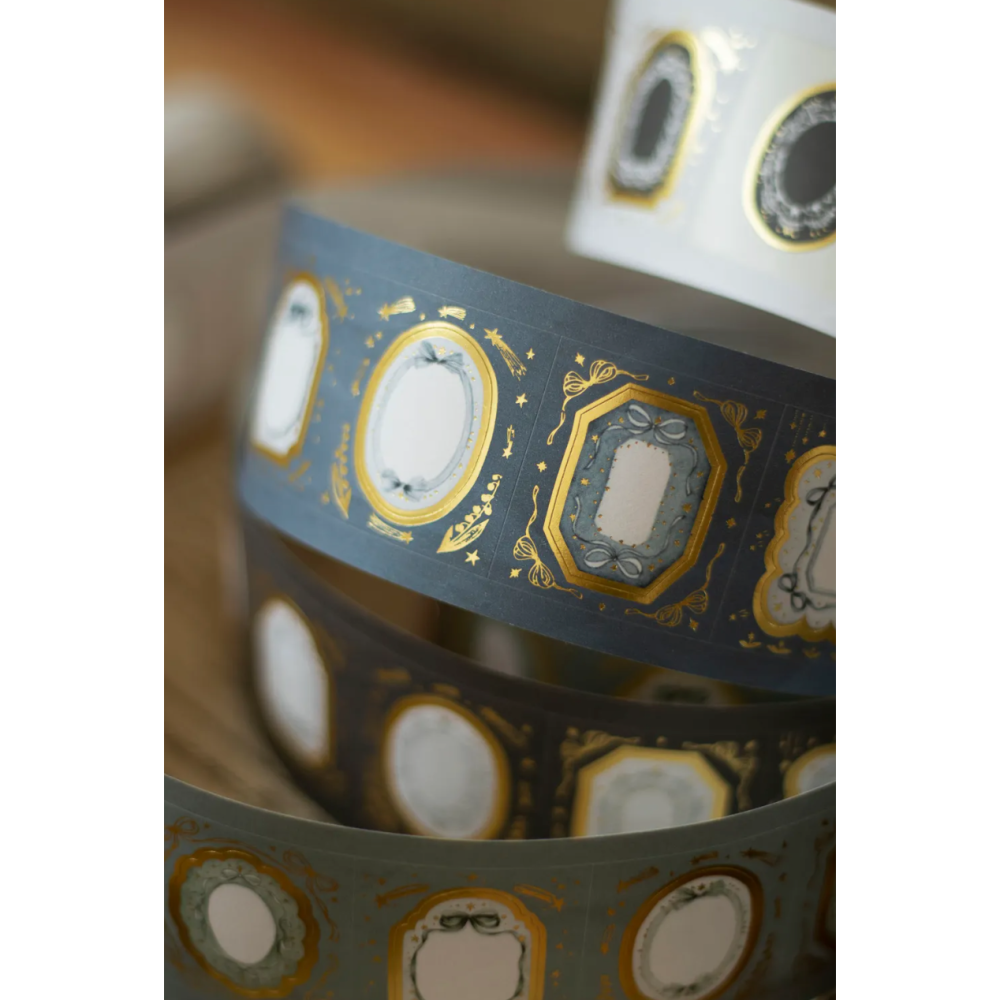 樂意 loidesign 女巫酒店的桌布Hotel Tablecloth 4.5cm燙金造型紙膠帶【立夏手帳生活】-細節圖3