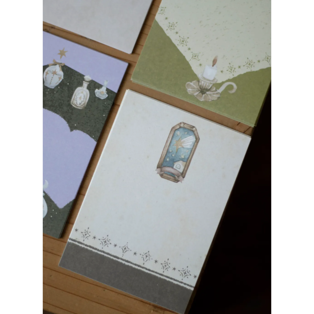 【A7/M6雙尺寸】樂意loidesign『女巫家的走廊』便箋本 便簽本 活頁紙【立夏手帳生活】-細節圖3
