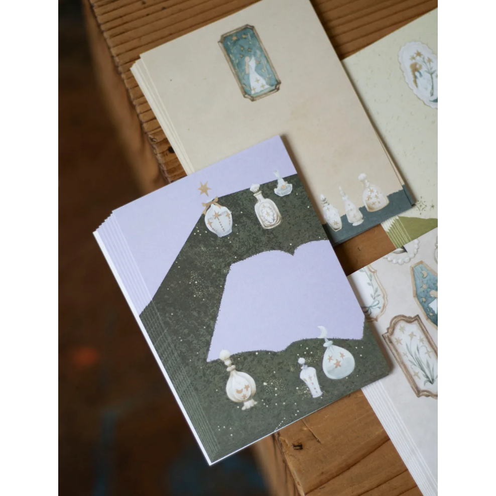 【A7/M6雙尺寸】樂意loidesign『女巫家的走廊』便箋本 便簽本 活頁紙【立夏手帳生活】-細節圖4