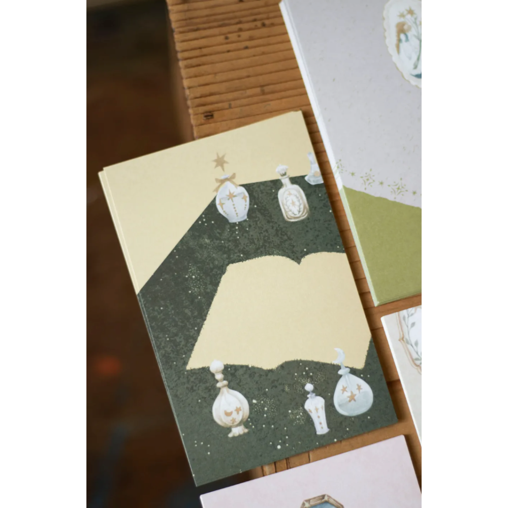 【A7/M6雙尺寸】樂意loidesign『女巫家的走廊』便箋本 便簽本 活頁紙【立夏手帳生活】-細節圖6