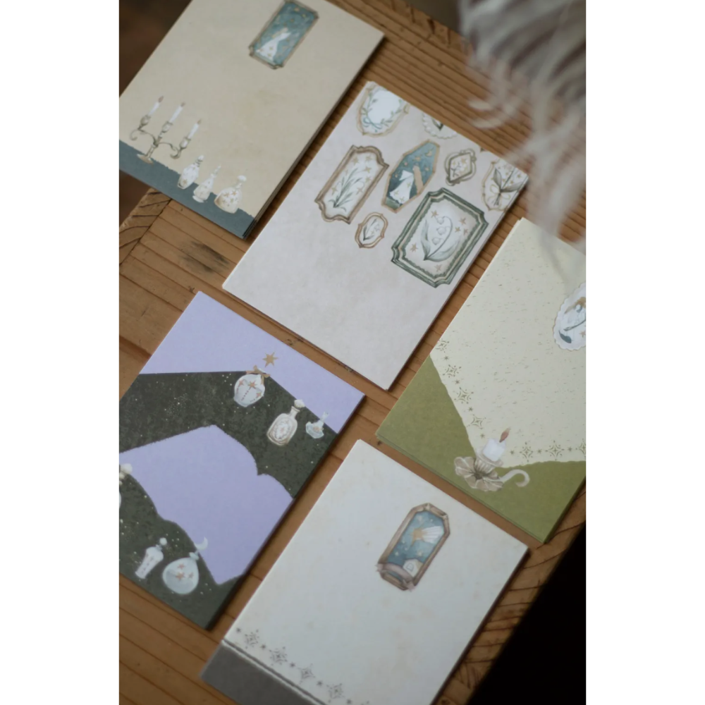 【A7/M6雙尺寸】樂意loidesign『女巫家的走廊』便箋本 便簽本 活頁紙【立夏手帳生活】-規格圖8