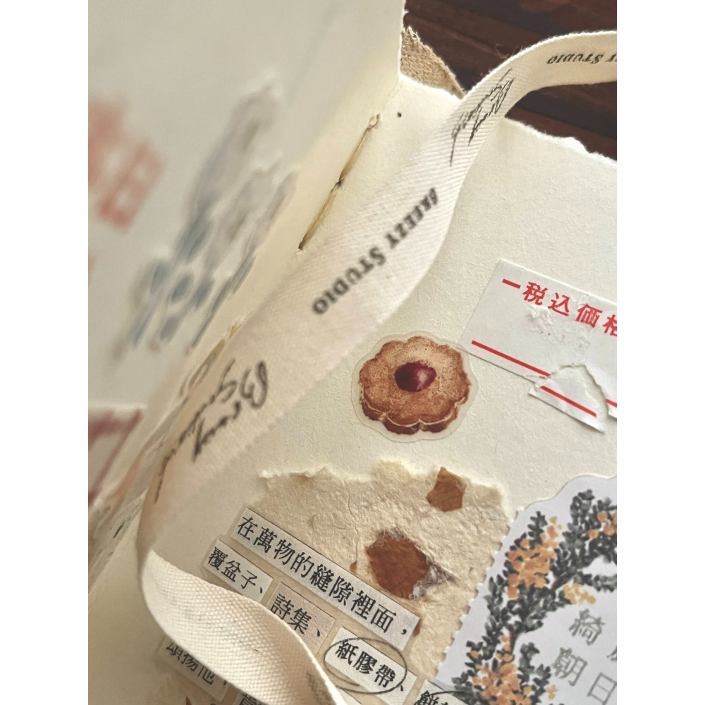 微瘋畫室 茶席 3.5cm切形霧面PET膠帶【立夏手帳生活】-細節圖8
