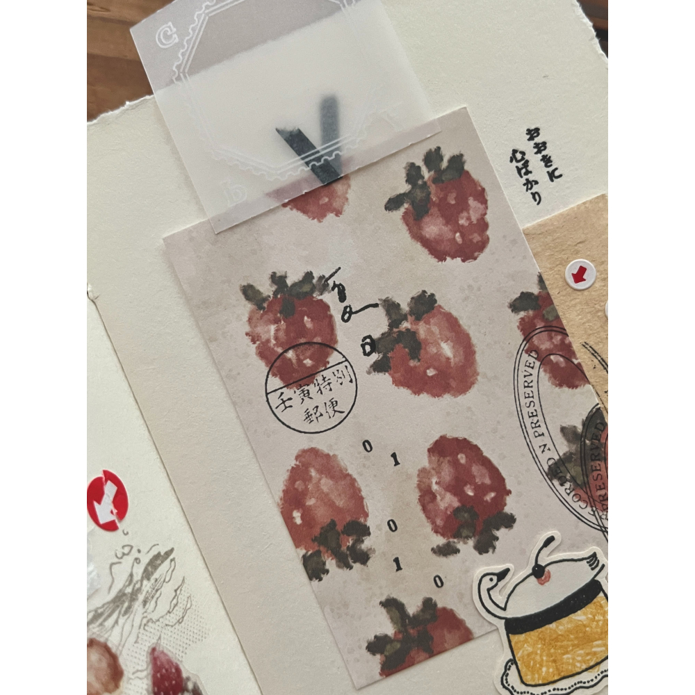 微瘋畫室 小碎花 裝飾紙感素材包 紙素材【立夏手帳生活】-細節圖3