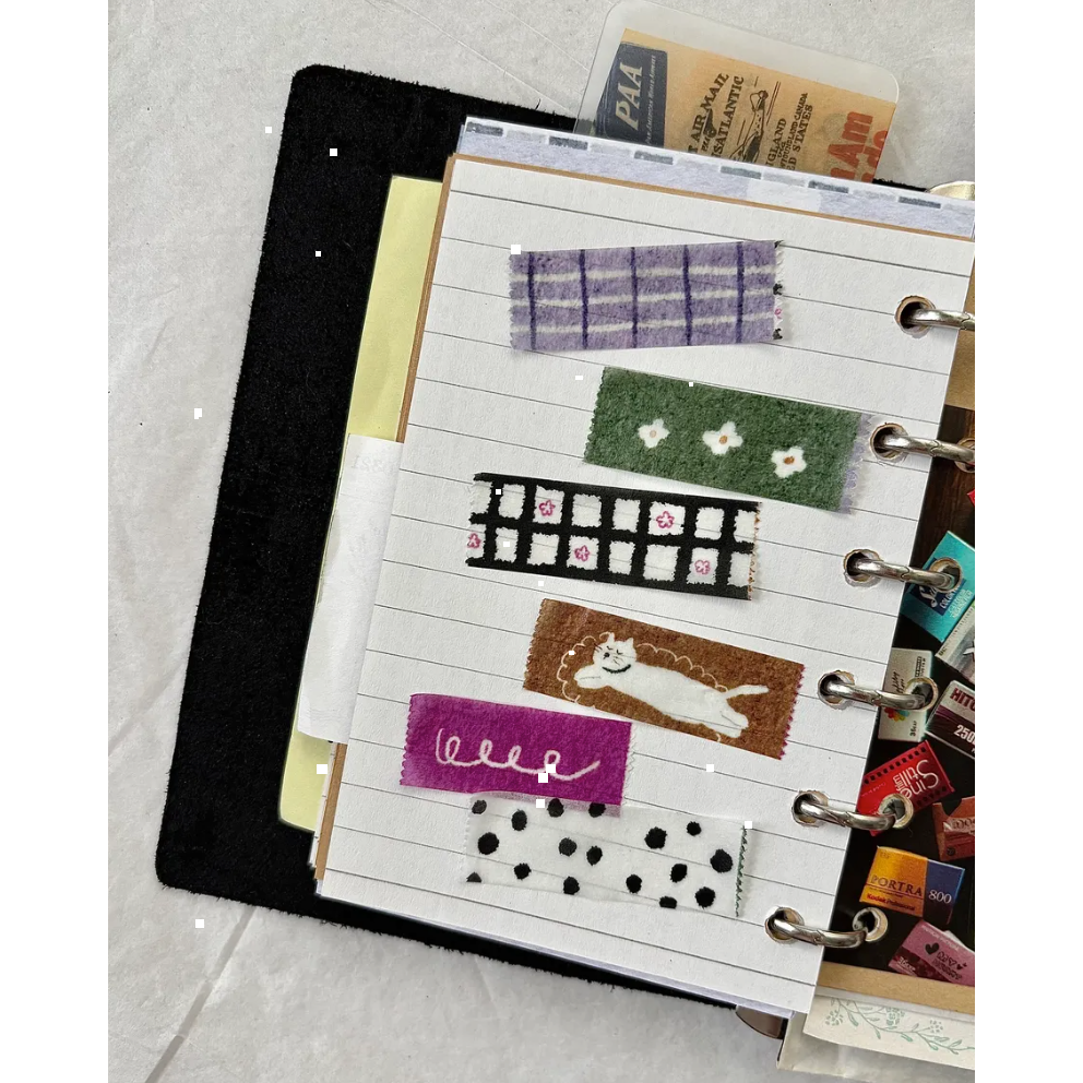 【2款】Pion 地墊上的貓 cat on the rug 1.5cm和紙膠帶【立夏手帳生活】-細節圖7