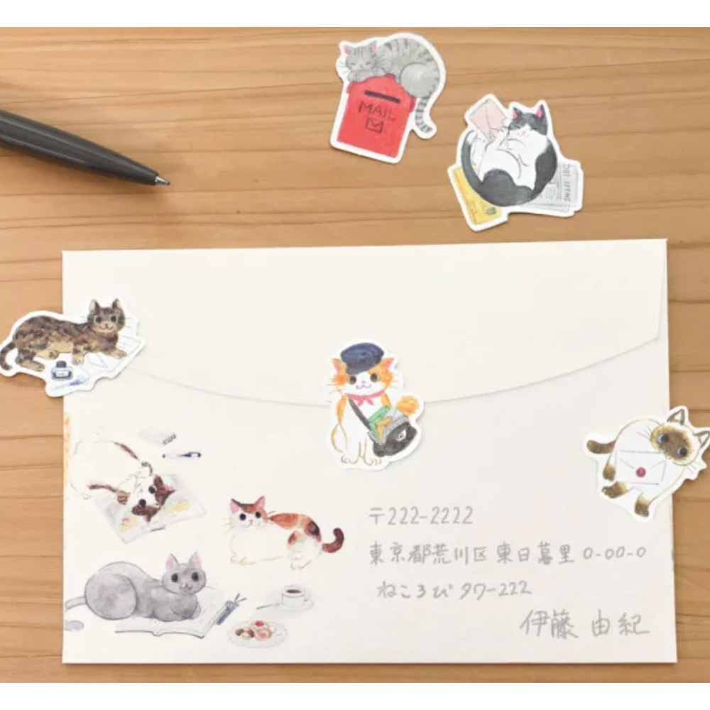 【4款】NB社「貓咪生活系列」割型貼紙包 日本製【立夏手帳生活】-細節圖9
