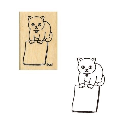 【新17款】KODOMO NO KAO 可愛插畫橡皮章 手帳印章 木質橡膠材質 多款圖案可選【立夏手帳生活】-規格圖1
