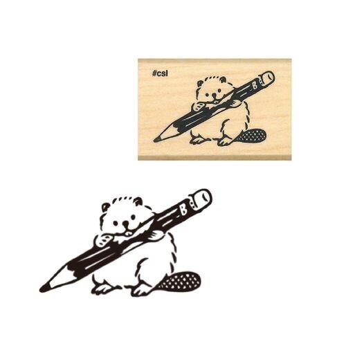 【新17款】KODOMO NO KAO 可愛插畫橡皮章 手帳印章 木質橡膠材質 多款圖案可選【立夏手帳生活】-規格圖1
