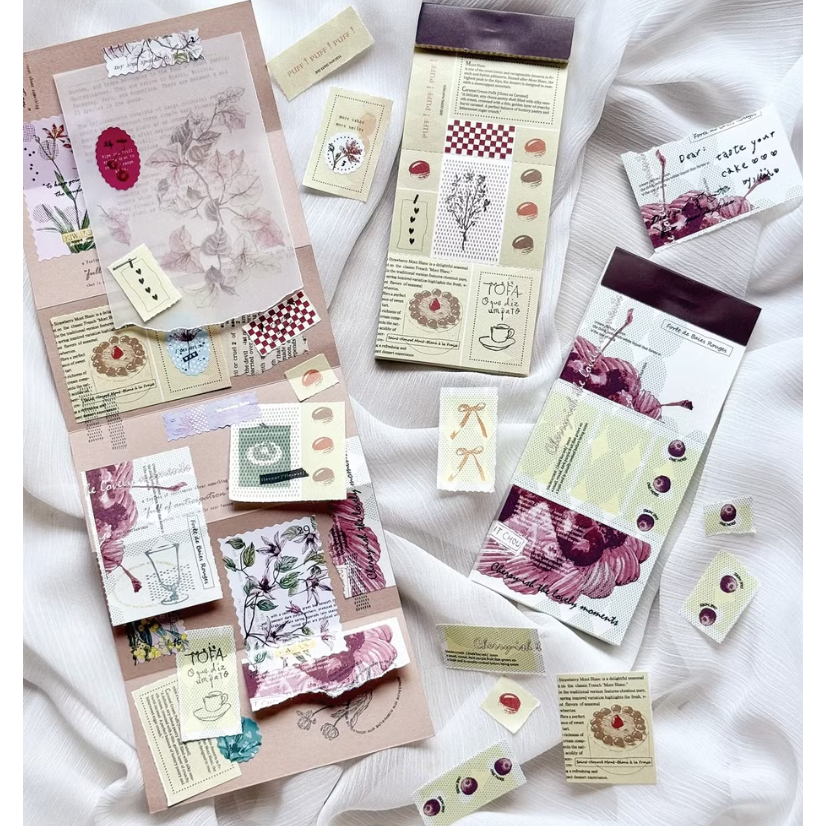 【2款】竹工凡花 more-cake便簽本【立夏手帳生活】-細節圖3