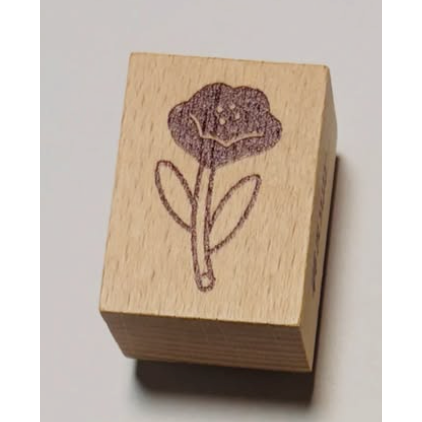 【文具小集新10款】繭花cocoon poppy 櫸木印章 木頭章【立夏手帳生活】-規格圖8