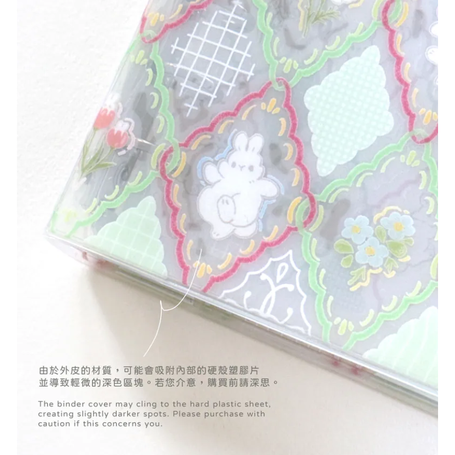 Pei Pei Studio 小兔國 M6活頁本 - 嫩綠花徑【立夏手帳生活】-細節圖3