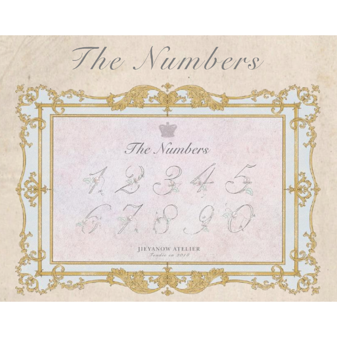 Jieyanow Atelier「The Numbers」數字印章組【立夏手帳生活】-細節圖3
