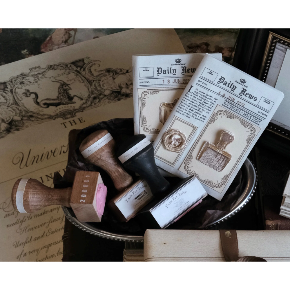 【限量款】Jieyanow Atelier『Tools for Today』木頭橡皮印章 共6款【立夏手帳生活】-細節圖3