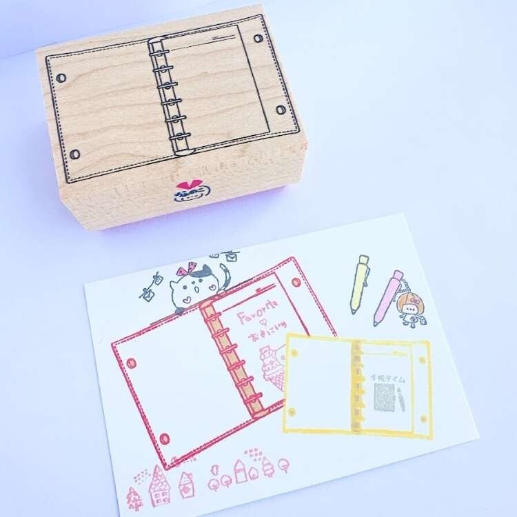 【8款】Kayonokoかよのこ 天然楓木橡皮印章 日本製【立夏手帳生活】-細節圖2