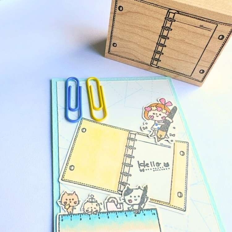 【8款】Kayonokoかよのこ 天然楓木橡皮印章 日本製【立夏手帳生活】-細節圖3