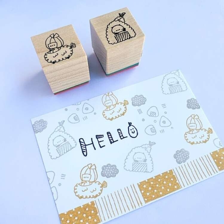 【8款】Kayonokoかよのこ 天然楓木橡皮印章 日本製【立夏手帳生活】-細節圖5