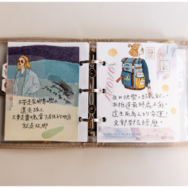 甜蜜生活 La Dolce Vita 日子就是 文字和紙膠帶【立夏手帳生活】-細節圖10