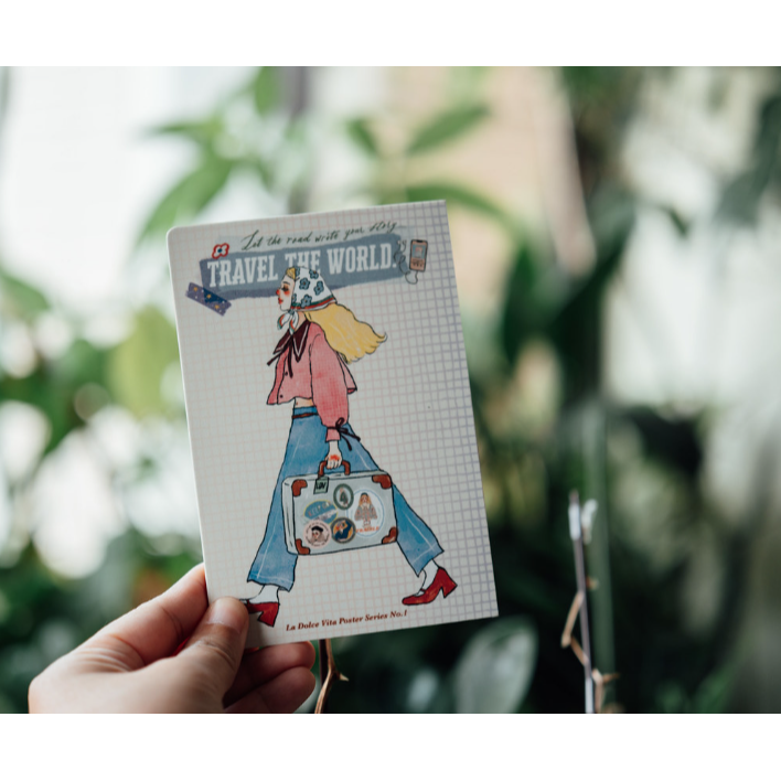 甜蜜生活 La Dolce Vita  Journal with me 書型 I-mat 切割墊 四款【立夏手帳生活】-細節圖2