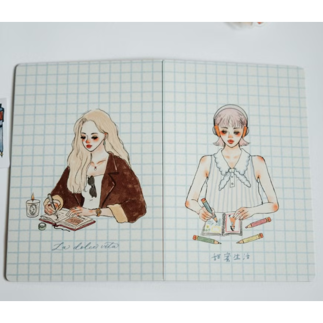 甜蜜生活 La Dolce Vita  Journal with me 書型 I-mat 切割墊 四款【立夏手帳生活】-規格圖8
