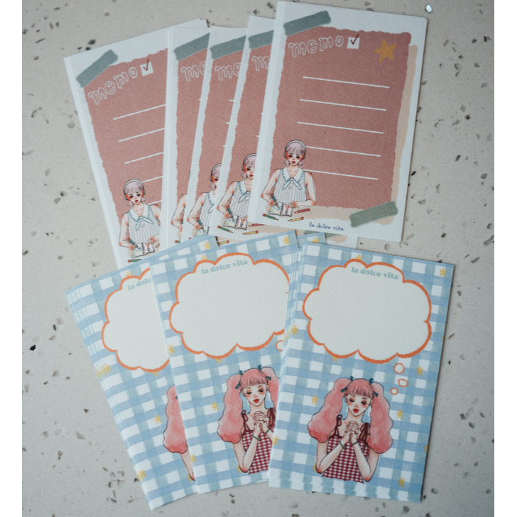 甜蜜生活 La Dolce Vita  Memo Refill 手帳便條紙 30張一組【立夏手帳生活】-細節圖8