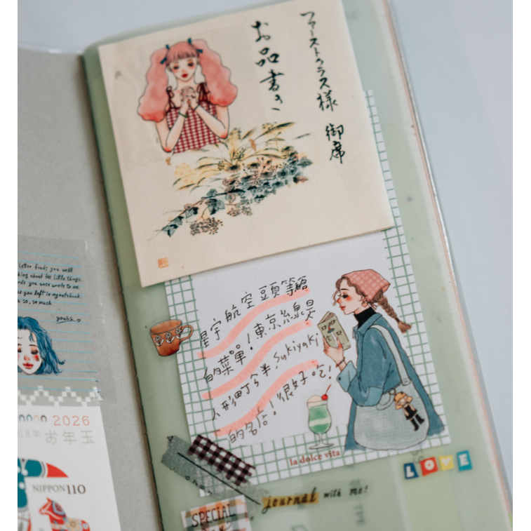 甜蜜生活 La Dolce Vita  Memo Refill 手帳便條紙 30張一組【立夏手帳生活】-細節圖10