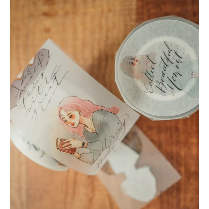 甜蜜生活 La Dolce Vita 百花之歌 霧面PET膠帶【立夏手帳生活】-細節圖6