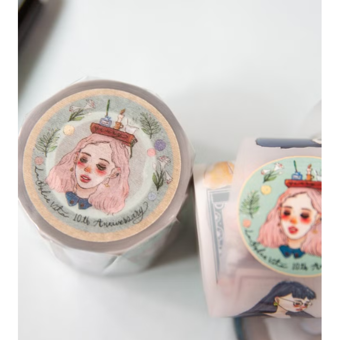 甜蜜生活 La Dolce Vita  甜蜜生活十週年紀念霧面PET膠帶【立夏手帳生活】-細節圖3