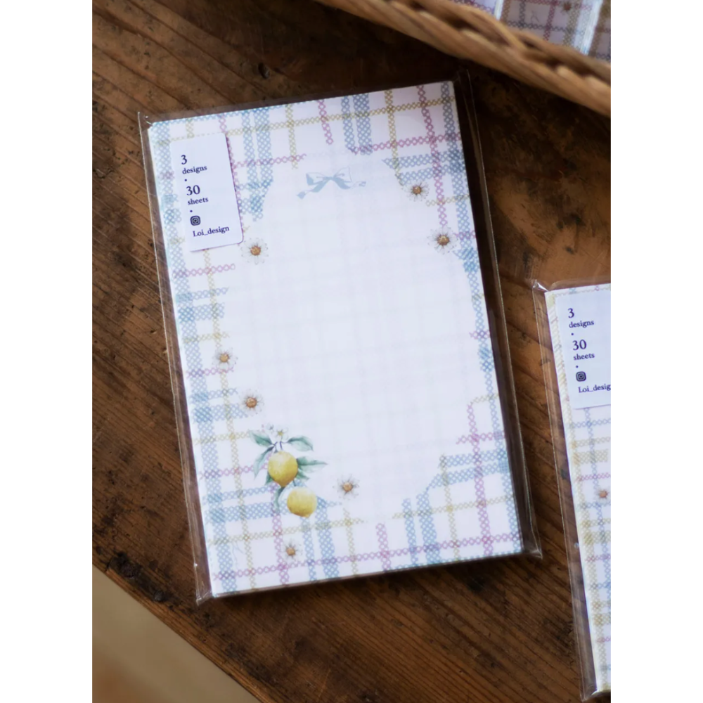 【M5/M6雙尺寸】樂意loidesign『幸福青鳥與檸檬』活頁本內頁 便箋本 便簽本【立夏手帳生活】-規格圖6