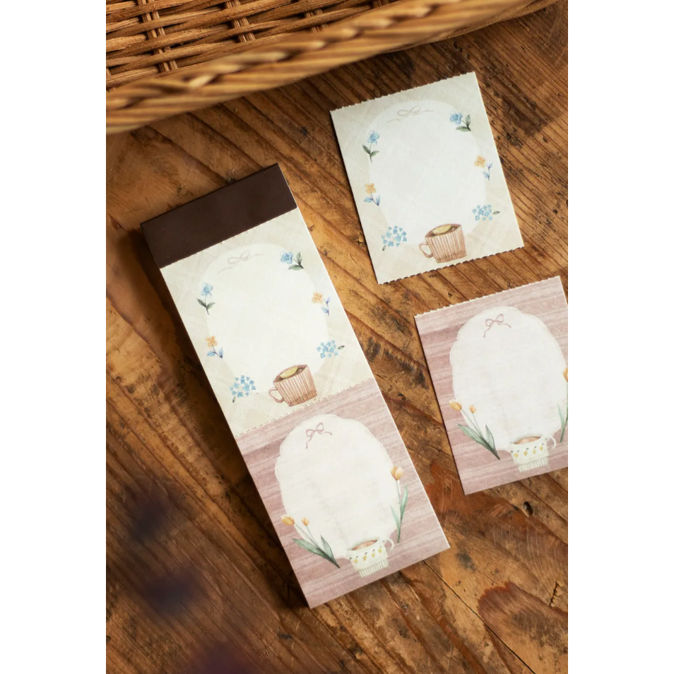 【3款】樂意loidesign『幸福青鳥/來兩杯檸檬茶/暖色檸檬茶』便箋本 便簽本【立夏手帳生活】-細節圖5