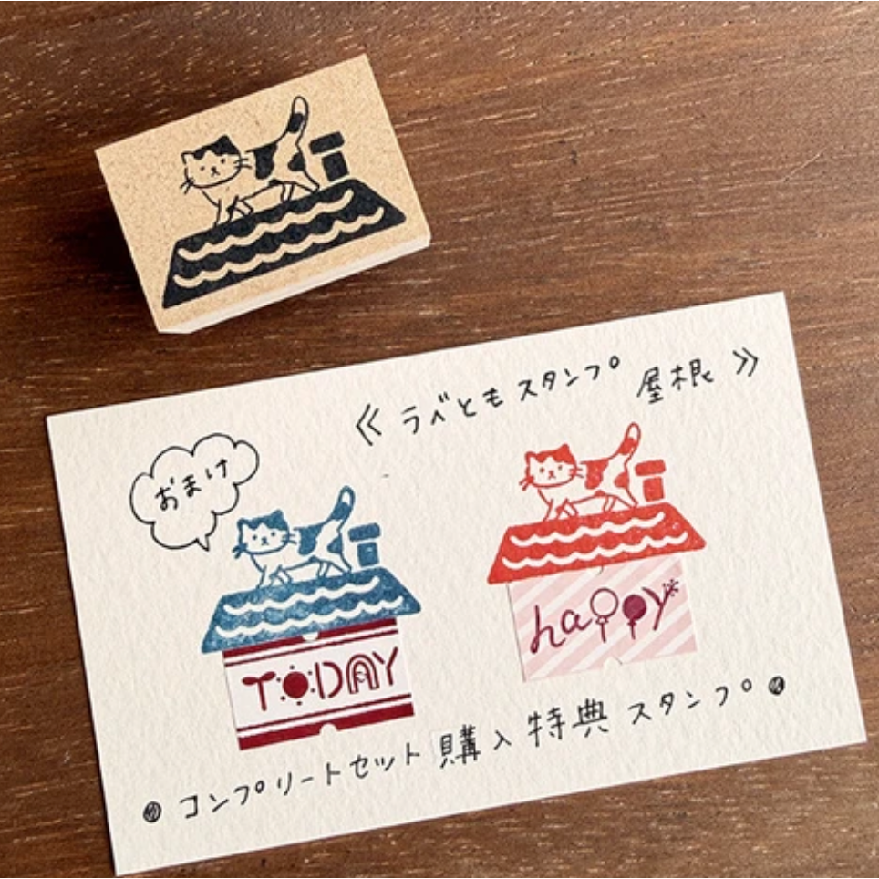 【夏季套組含特典】Stamp Marche 印章市場 標籤貼紙卷【立夏手帳生活】-細節圖3