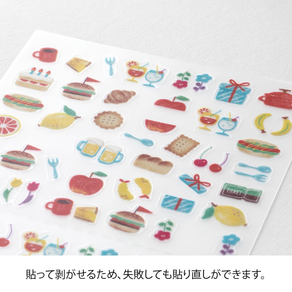 【2027新6款】Midori 迷你透明貼紙組 PET材質手帳貼紙 【立夏手帳生活】-細節圖5