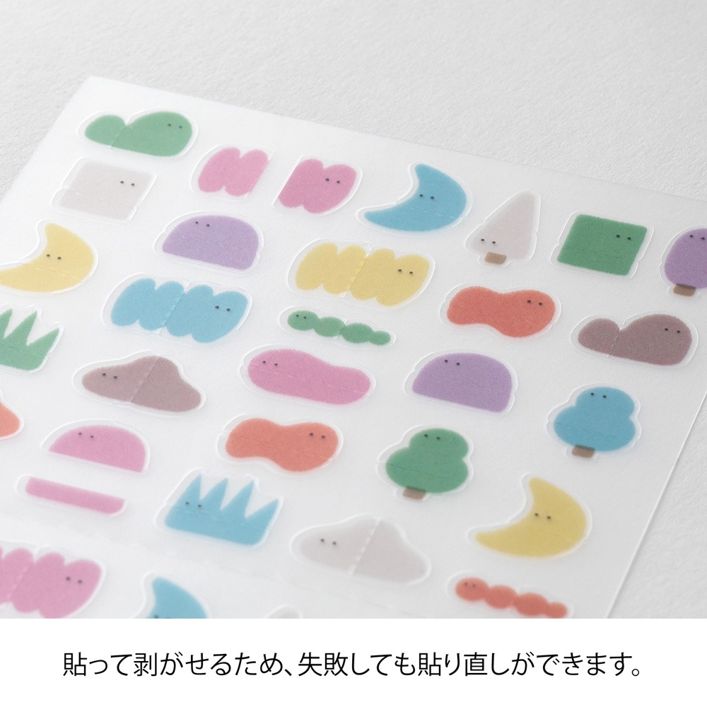 【2027新6款】Midori 迷你透明貼紙組 PET材質手帳貼紙 【立夏手帳生活】-細節圖6