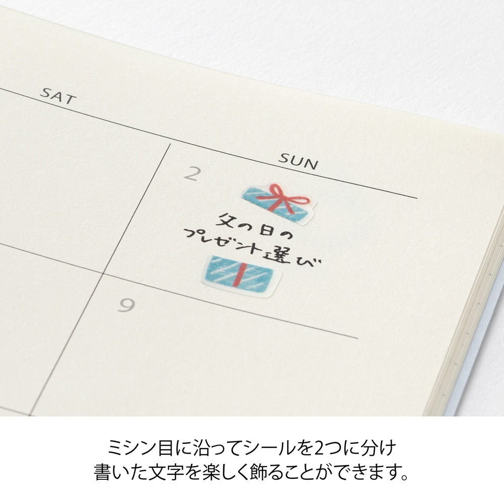 【2027新6款】Midori 迷你透明貼紙組 PET材質手帳貼紙 【立夏手帳生活】-細節圖8