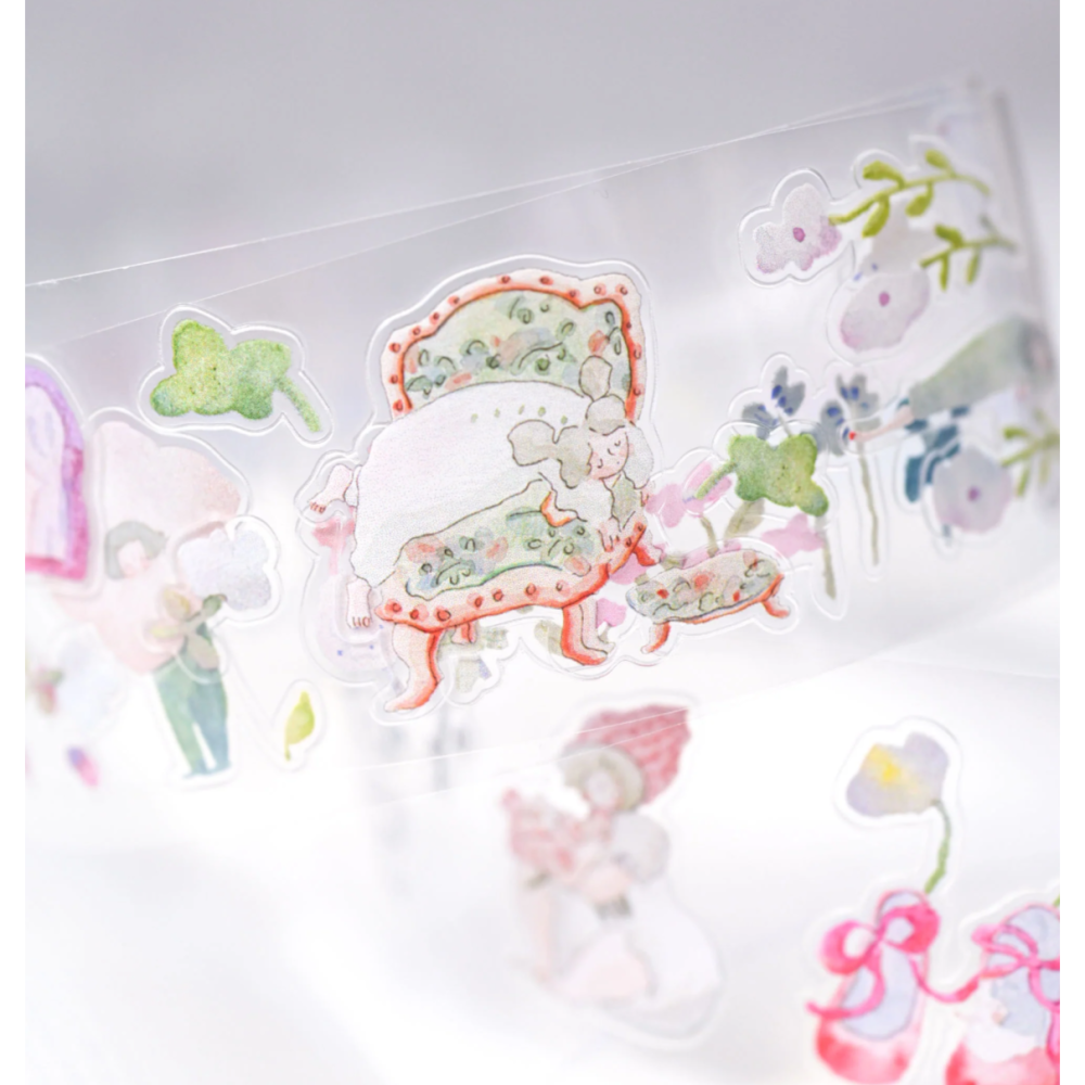 dodolulu『鳥語When Birds Sing』3cm亮面割型PET膠帶 【立夏手帳生活】-細節圖2