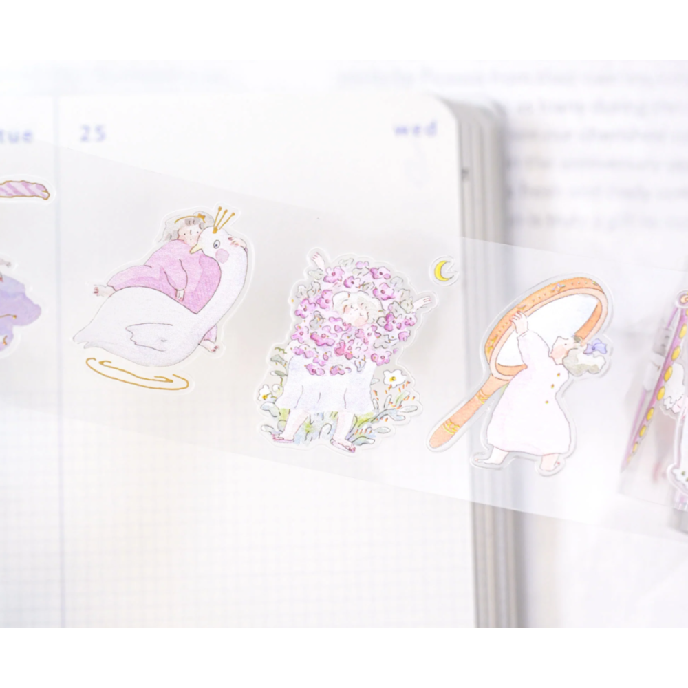dodolulu『如魔如幻As if by Magic』3.5cm亮面燙金割型PET膠帶 【立夏手帳生活】-細節圖5