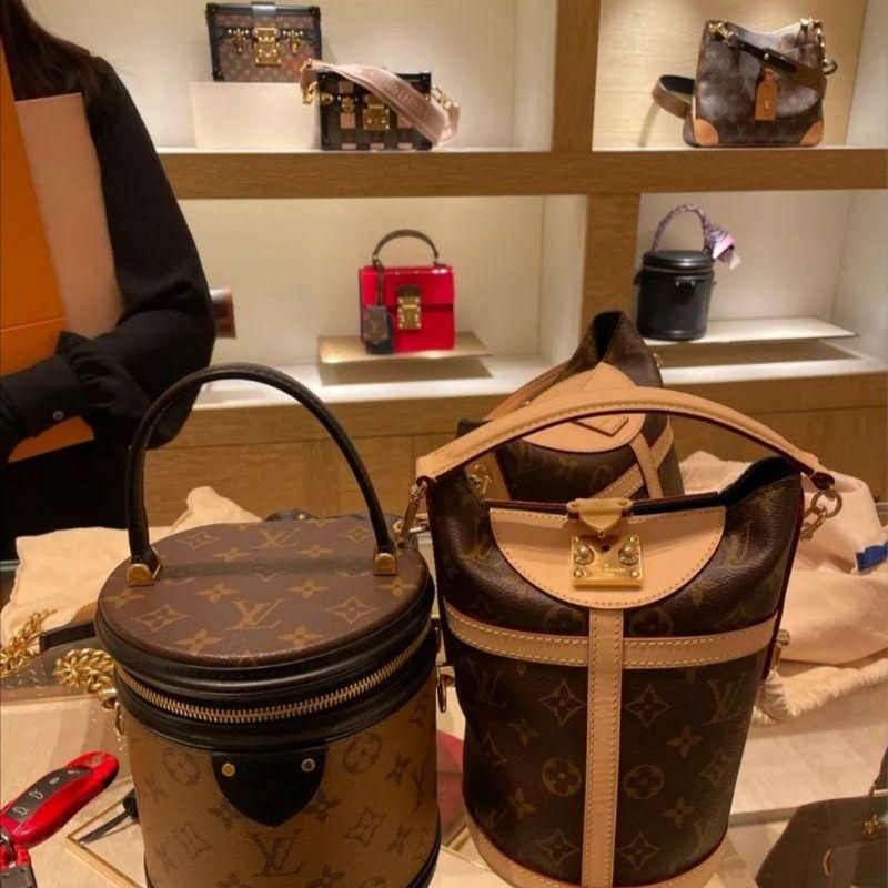 二手LV女包 薯條包水桶包單肩包斜挎手提包-細節圖3