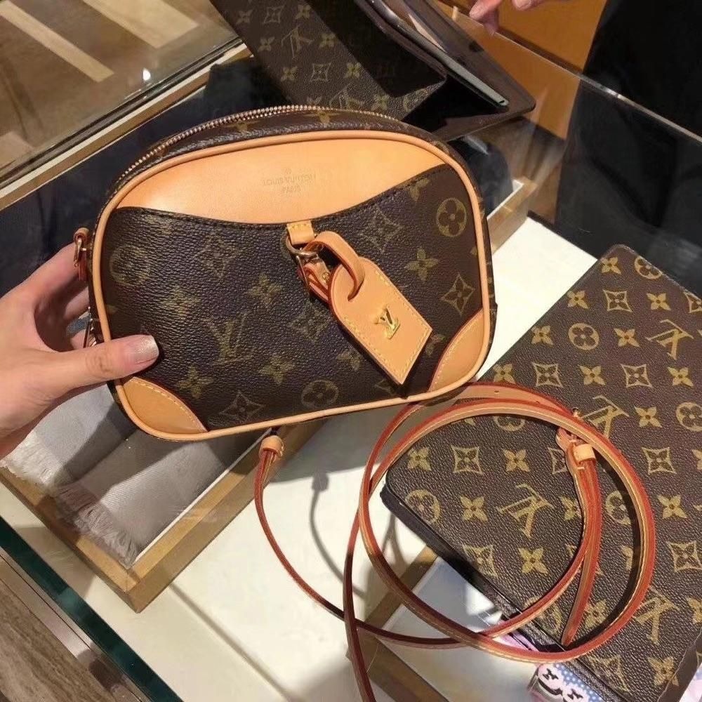 二手LV路易威登女包新款DEAUVILLE迷你相機包單肩斜挎包M45528爆款-細節圖3