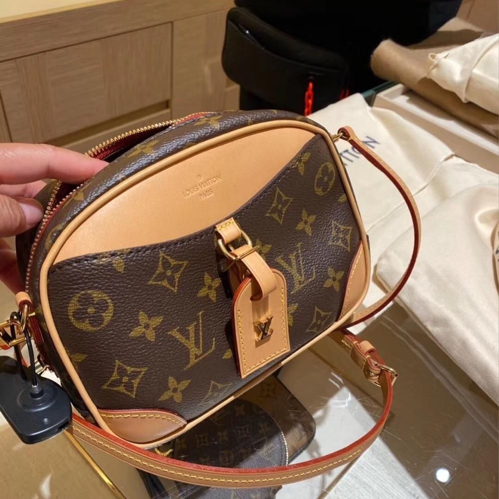 二手LV路易威登女包新款DEAUVILLE迷你相機包單肩斜挎包M45528爆款-細節圖5