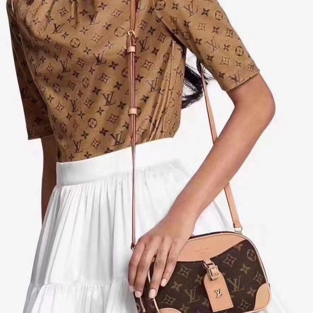 二手LV路易威登女包新款DEAUVILLE迷你相機包單肩斜挎包M45528爆款-細節圖7