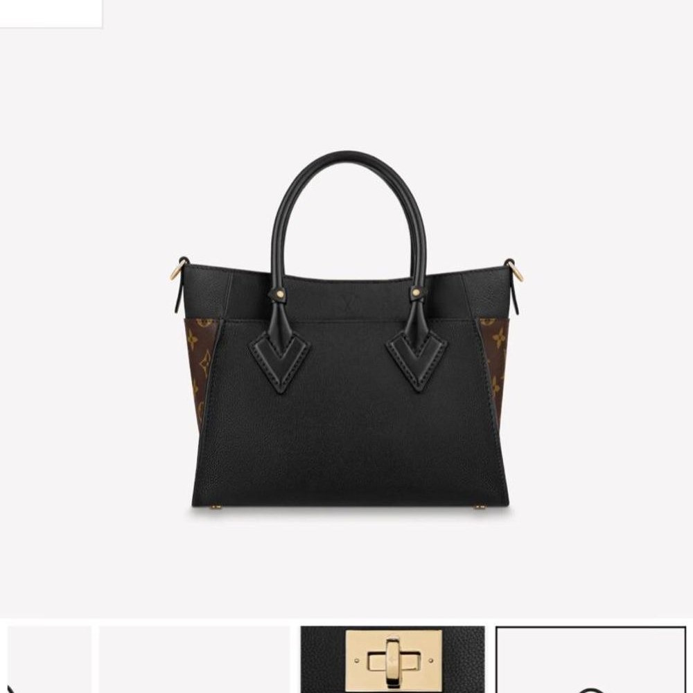 二手Lv路易威登女包ON MY SIDE 小號手袋手拎包帶肩帶m57728-細節圖3