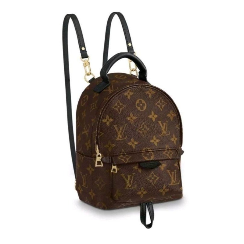 二手LV 女包 經典老花Mini迷你雙肩背包 情侶同款小書包 M44873-細節圖5