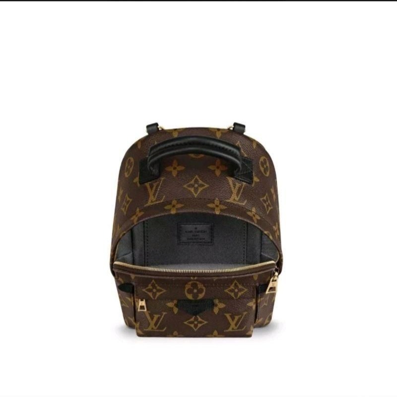 二手LV 女包 經典老花Mini迷你雙肩背包 情侶同款小書包 M44873-細節圖6